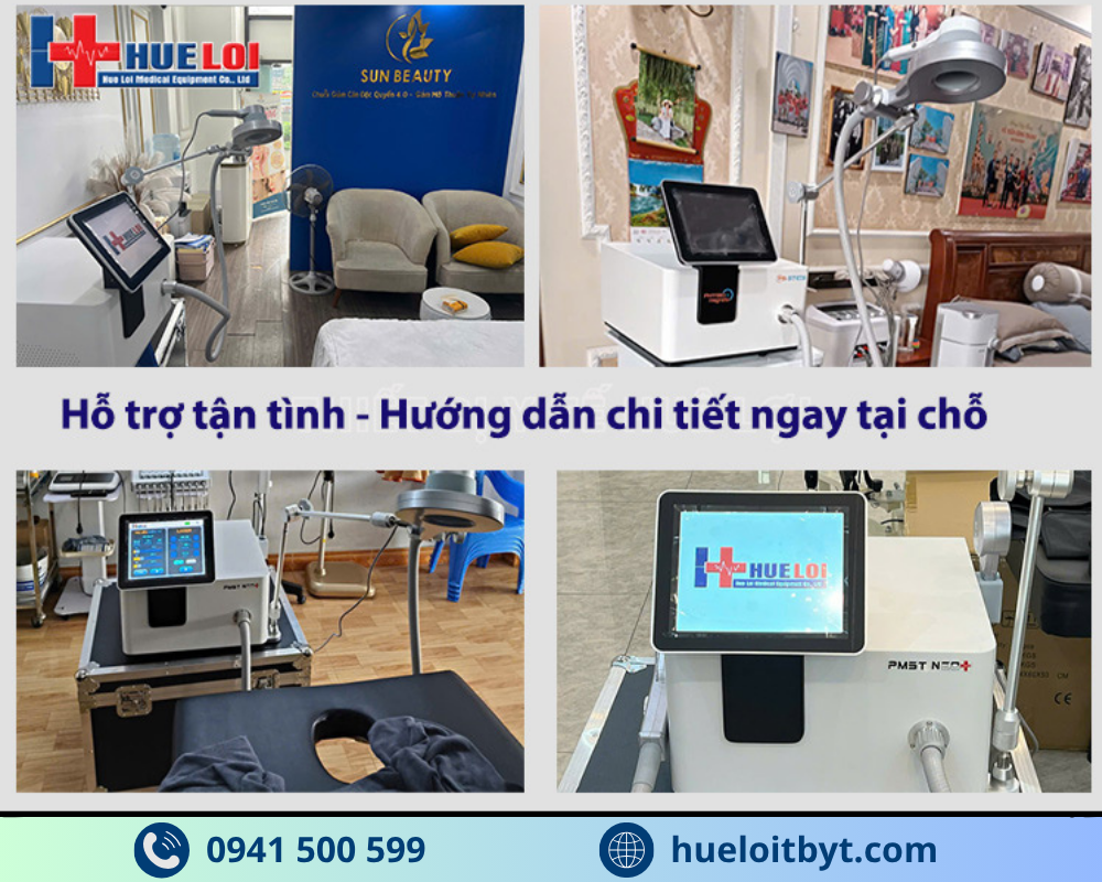Huê Lợi bàn giao máy từ trường