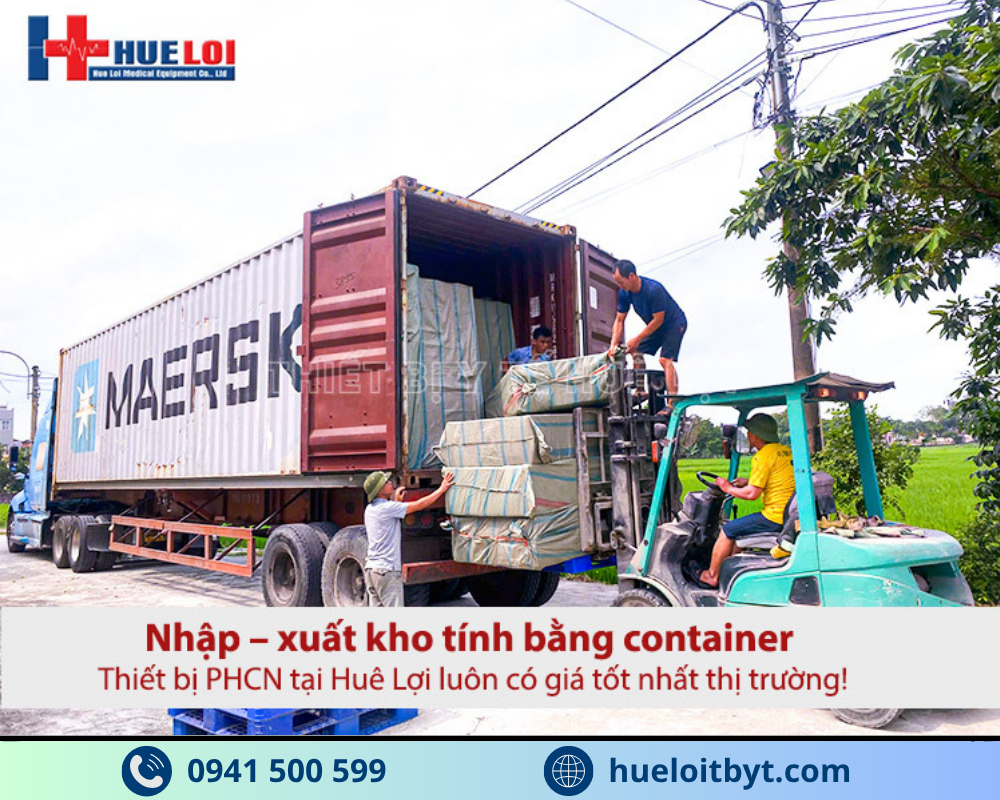 Huê Lợi nhập khẩu hàng số lượng lớn bằng container