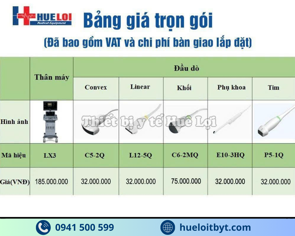 MÁY SIÊU ÂM BÀN ĐẨY EDAN ACCLARIX LX3 CAO CẤP
