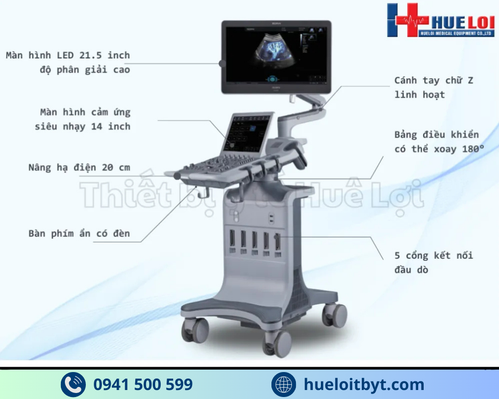 MÁY SIÊU ÂM CHẨN ĐOÁN CAO CẤP EDAN ACCLARIX LX85