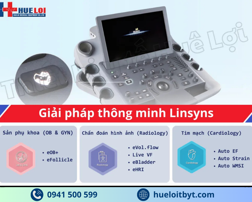 MÁY SIÊU ÂM CHẨN ĐOÁN CAO CẤP EDAN ACCLARIX LX85