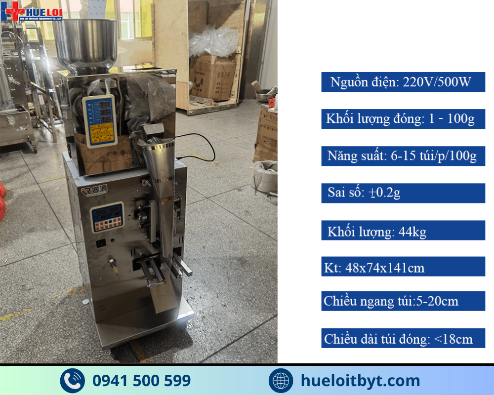 MÁY ĐÓNG TÚI DƯỢC LIỆU TỰ ĐỘNG