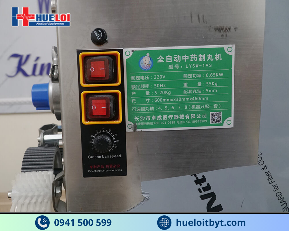 MÁY LÀM VIÊN HOÀN THUỐC ĐÔNG Y CAO CẤP