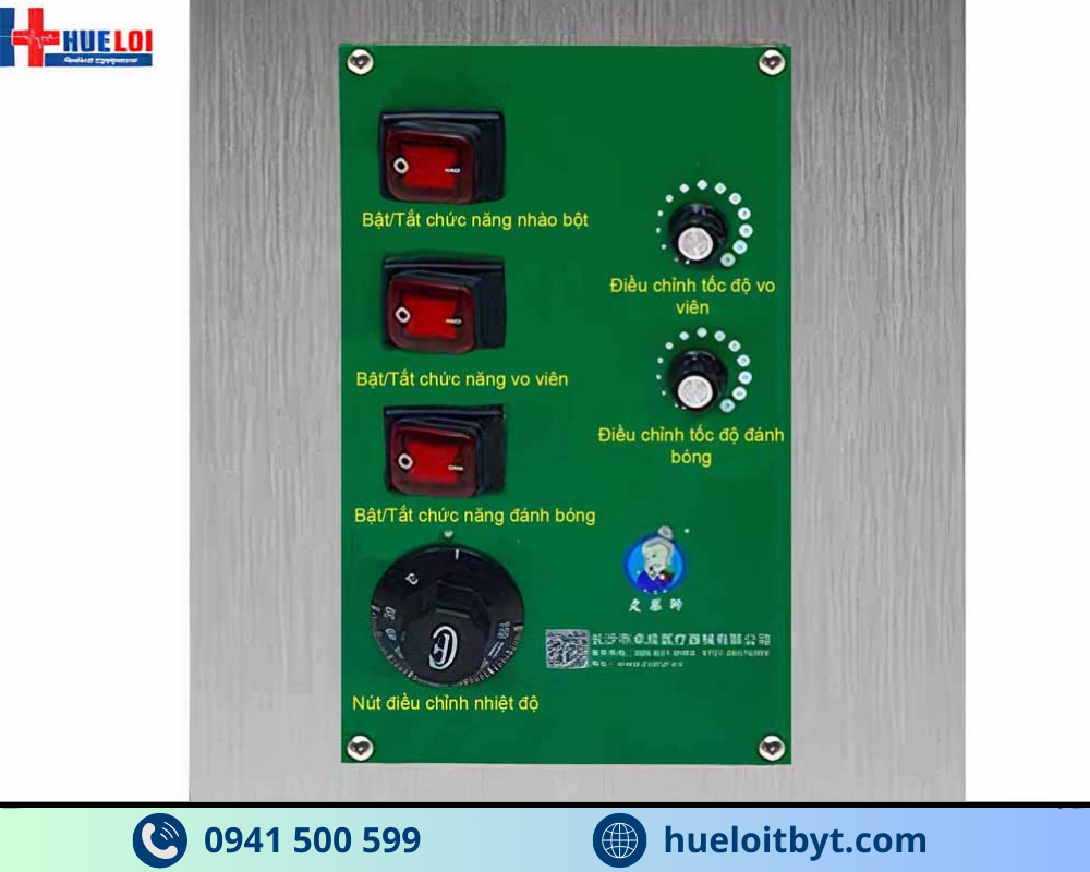 MÁY LÀM VIÊN HOÀN KẾT HỢP SẤY KHÔ, ĐÁNH BÓNG VÀ BAO VIÊN