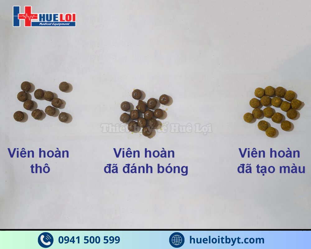 MÁY SẤY KHÔ, ĐÁNH BÓNG VÀ BAO VIÊN THUỐC ĐÔNG Y