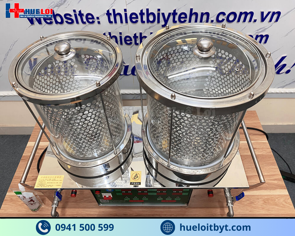 MÁY SẮC THUỐC ĐÔNG Y 2 NỒI ĐUN TỰ ĐỘNG
