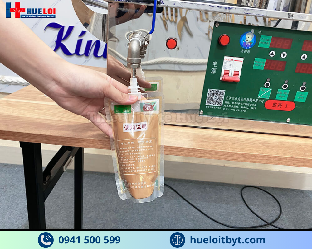 MÁY SẮC THUỐC ĐÔNG Y 2 NỒI ĐUN TỰ ĐỘNG