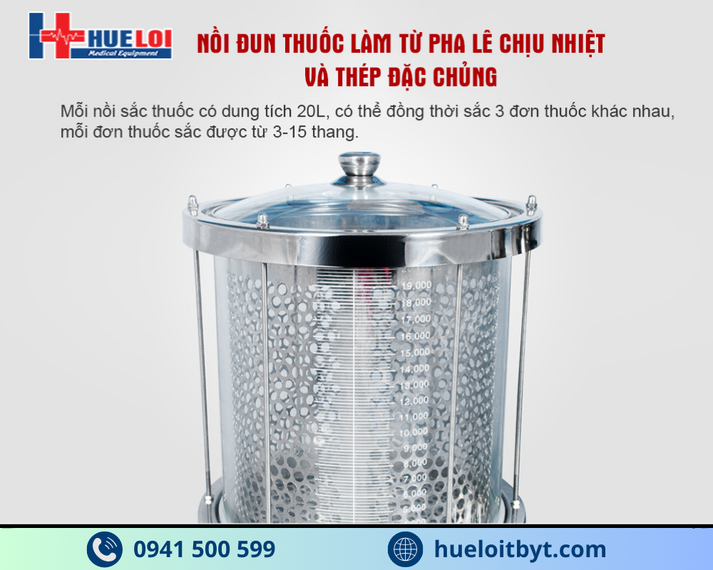 MÁY SẮC THUỐC VÀ ĐÓNG GÓI TỰ ĐỘNG 3 NỒI ĐUN CÔNG SUẤT CAO