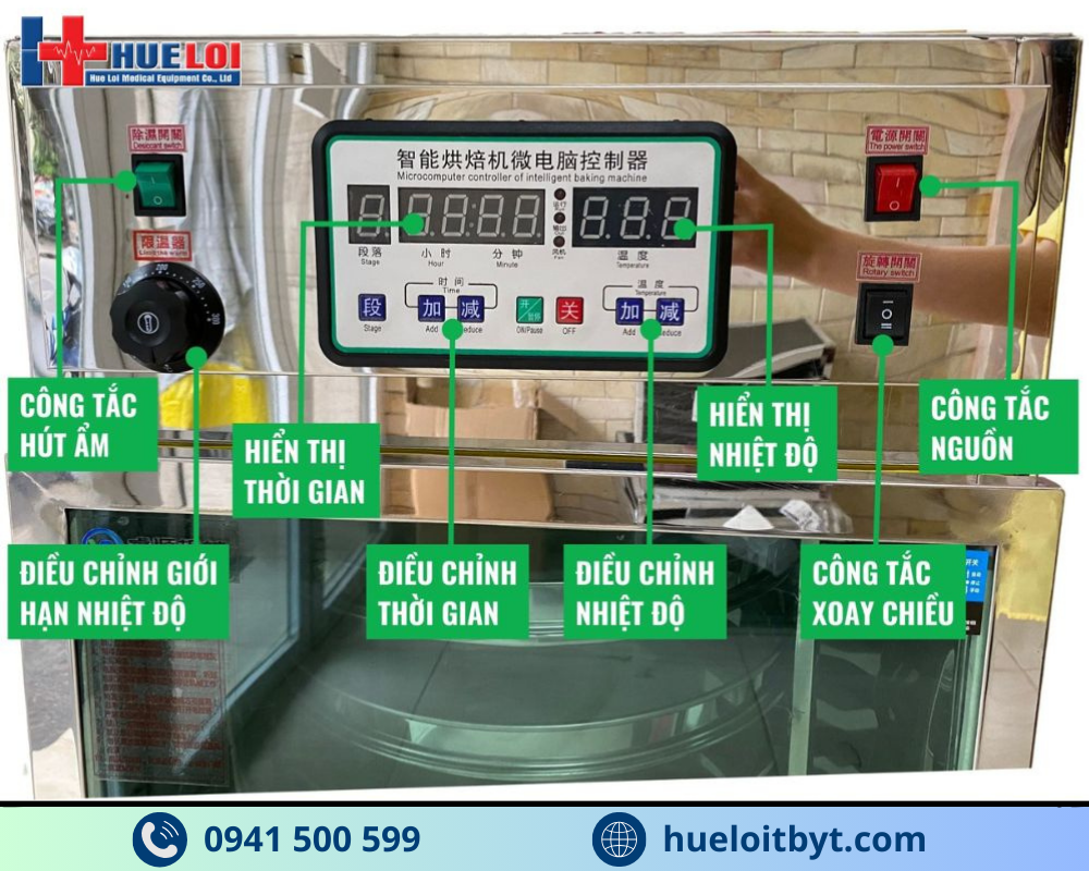TỦ SẤY DƯỢC LIỆU 10 TẦNG