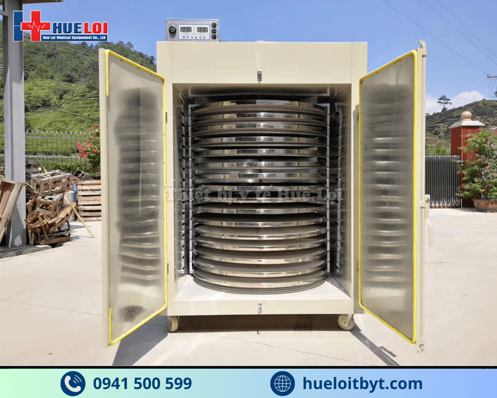 TỦ SẤY DƯỢC LIỆU 2 CÁNH 16 TẦNG CAO CẤP