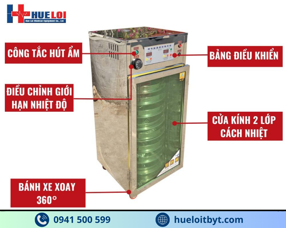 TỦ SẤY THUỐC 8 TẦNG GIÁ RẺ