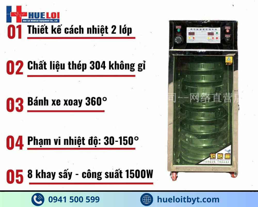 TỦ SẤY THUỐC 8 TẦNG GIÁ RẺ
