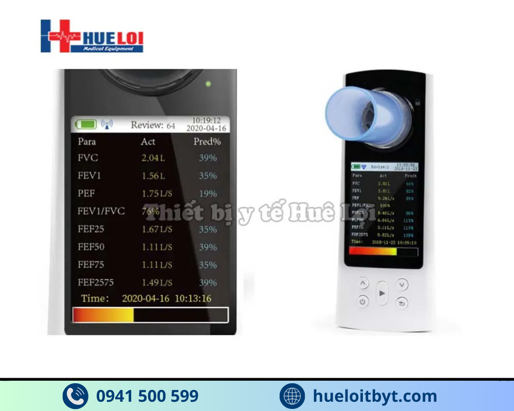 MÁY ĐO CHỨC NĂNG HÔ HẤP CẦM TAY SP80B