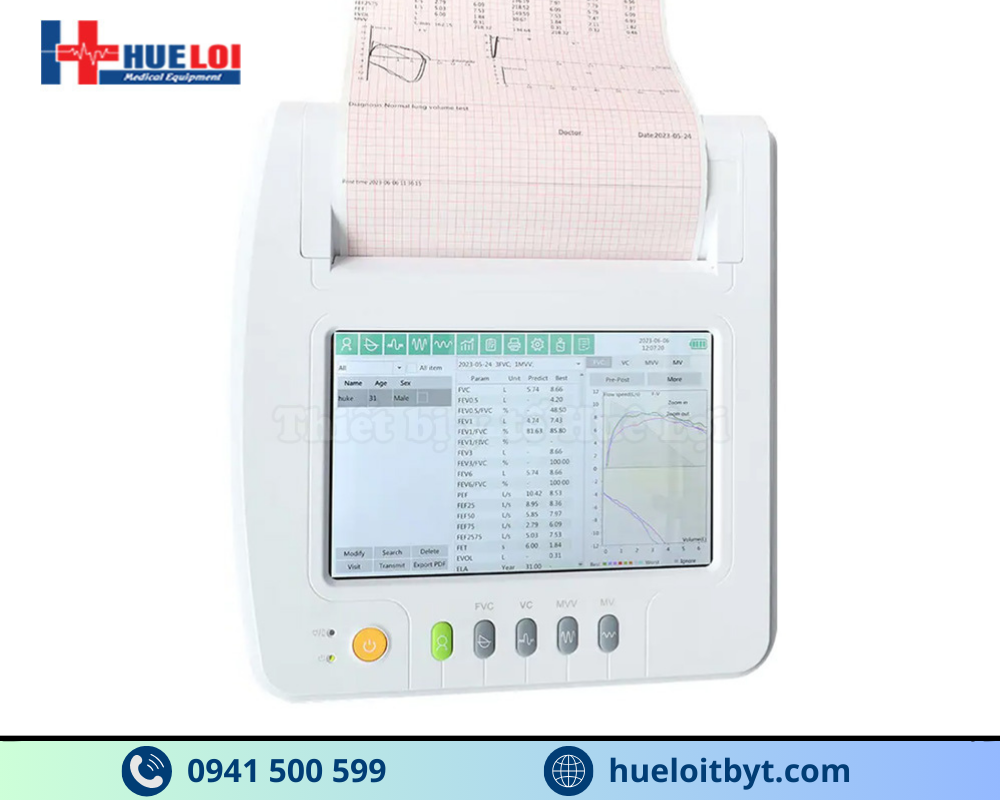MÁY ĐO CHỨC NĂNG HÔ HẤP CONTEC SP100B