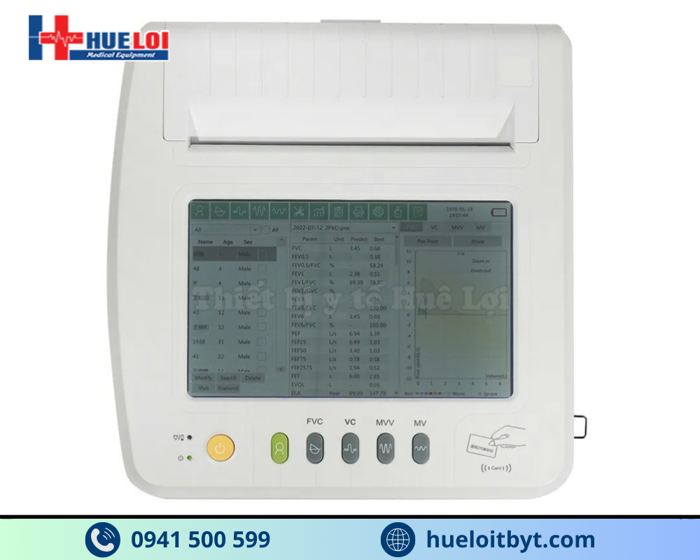 MÁY ĐO CHỨC NĂNG HÔ HẤP CONTEC SP100B