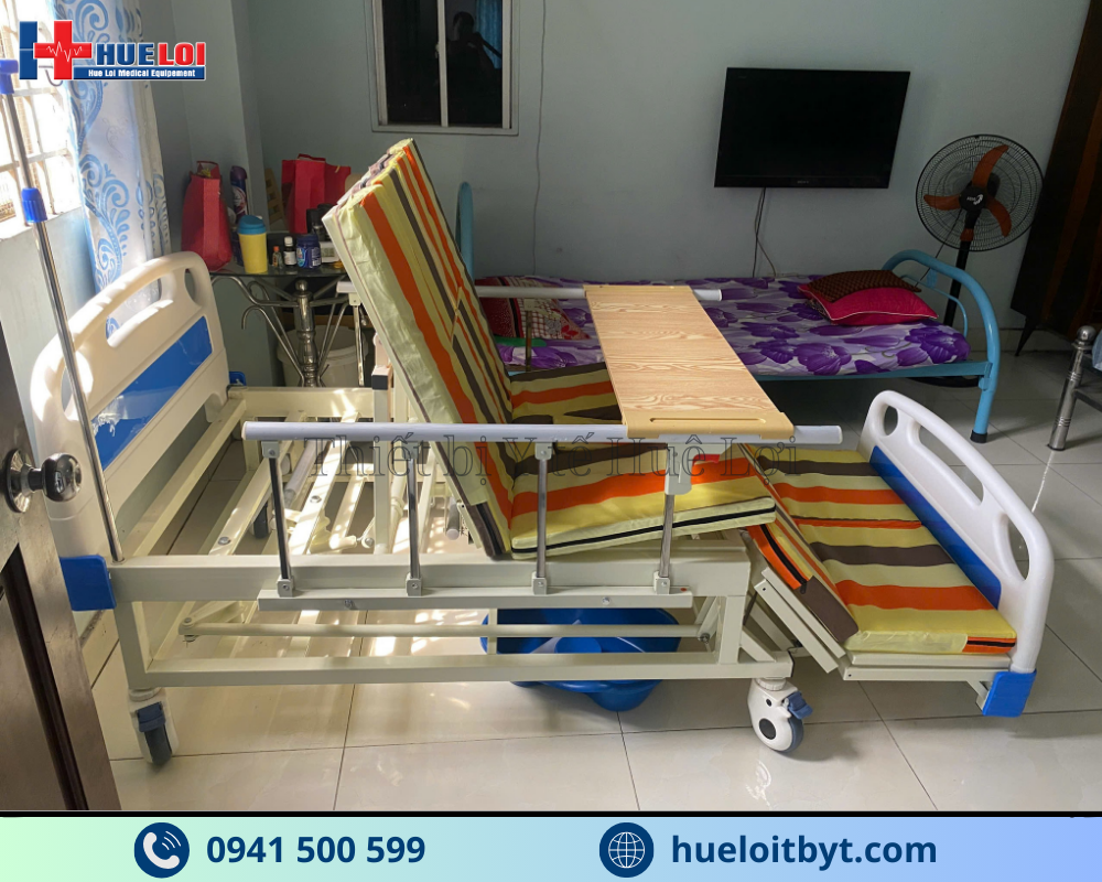 GIƯỜNG Y TẾ 4 TAY QUAY CAO CẤP A0I-III