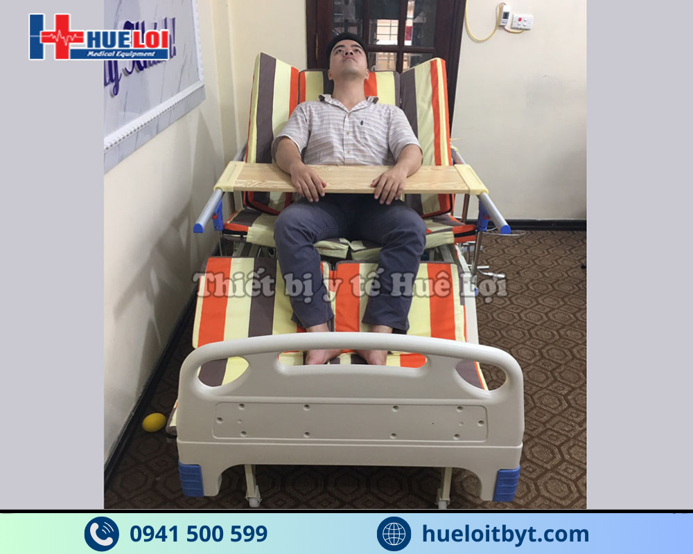 GIƯỜNG Y TẾ 4 TAY QUAY CAO CẤP A0I-III