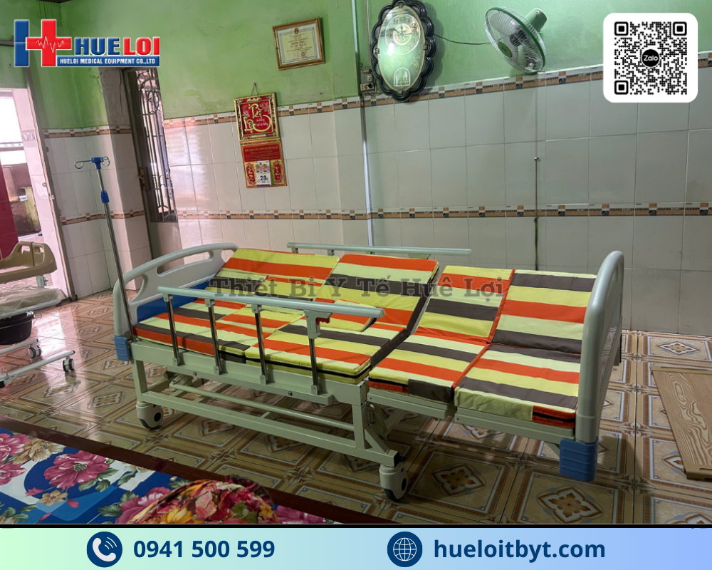 GIƯỜNG Y TẾ 4 TAY QUAY CAO CẤP A0I-III