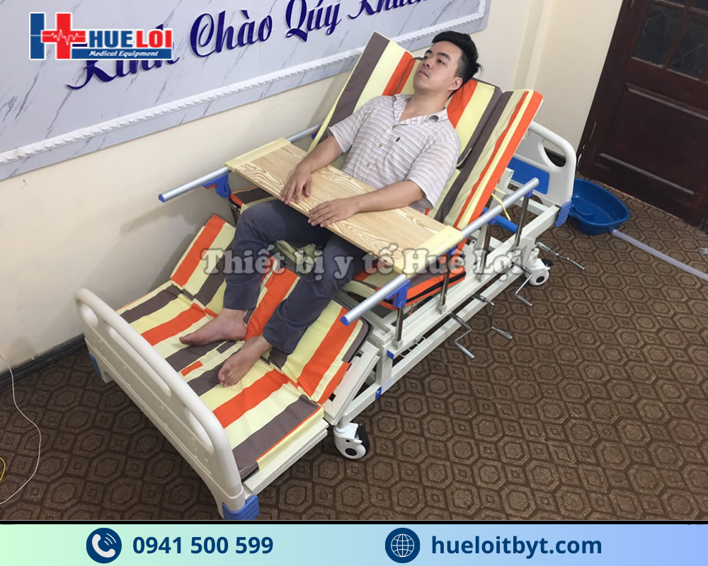 GIƯỜNG Y TẾ 4 TAY QUAY CAO CẤP A0I-III