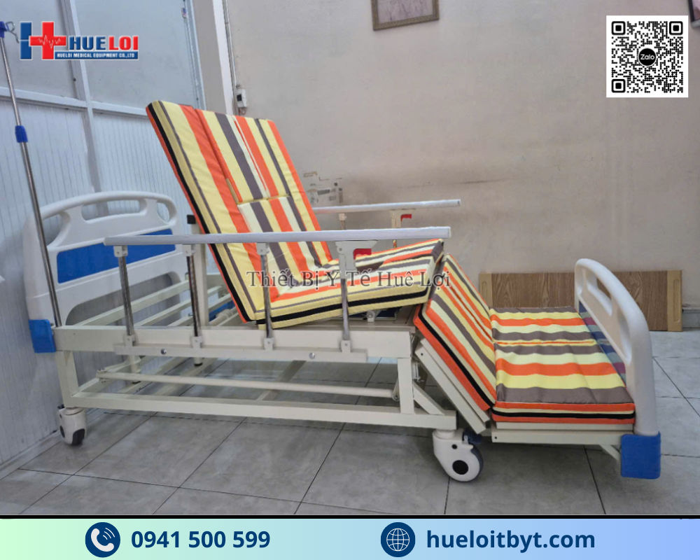 GIƯỜNG Y TẾ 4 TAY QUAY CAO CẤP A0I-III