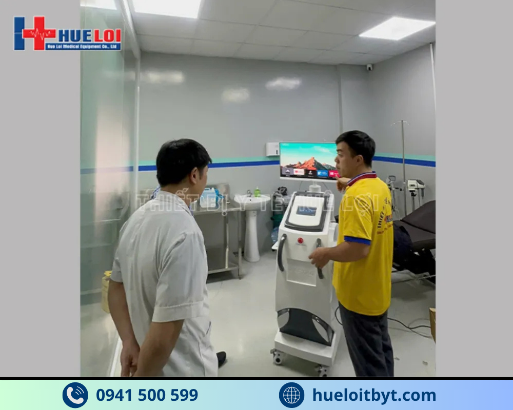 công ty huê lợi bàn giao máy điều trị bệnh tuyến tiền liệt