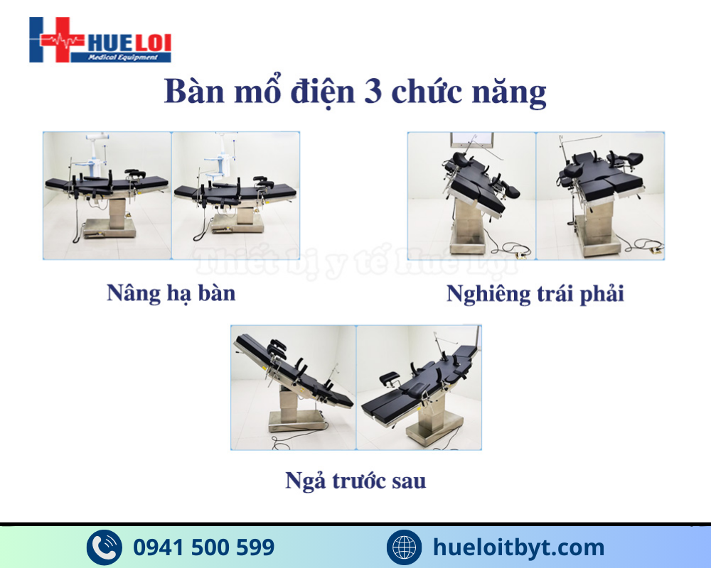 BÀN MỔ ĐIỆN ĐA CHỨC NĂNG CAO CẤP