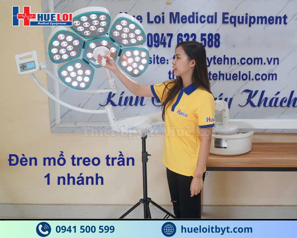 ĐÈN PHẪU THUẬT 5 CÁNH TREO TRẦN GIÁ RẺ