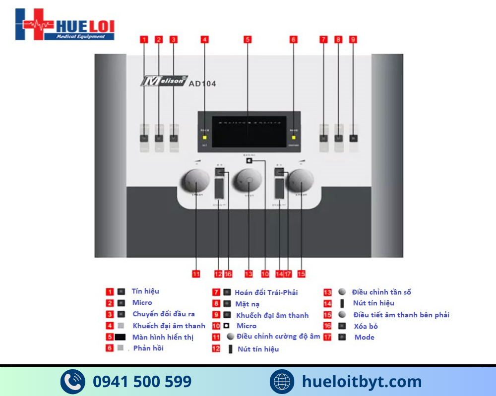 MÁY ĐO THÍNH LỰC CAO CẤP AD104