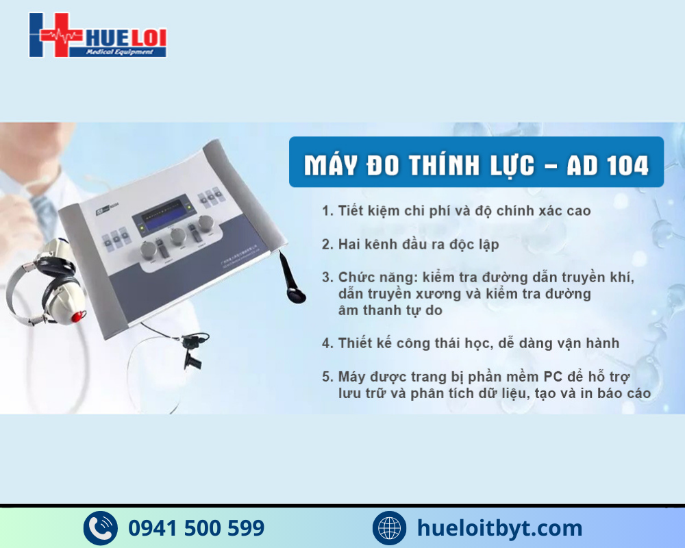 MÁY ĐO THÍNH LỰC CAO CẤP AD104