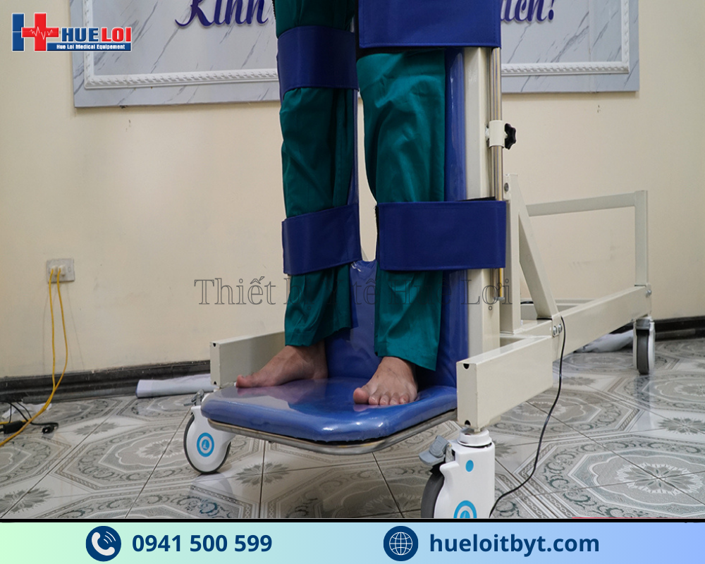 GIƯỜNG TẬP ĐỨNG BẰNG ĐIỆN CHO NGƯỜI BỆNH