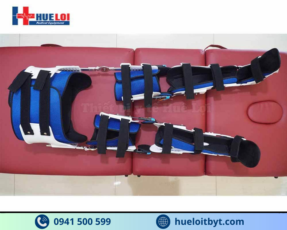 NẸP CHÂN HỖ TRỢ TẬP ĐỨNG VÀ ĐI CHO NGƯỜI BỊ ĐỘT QUỴ