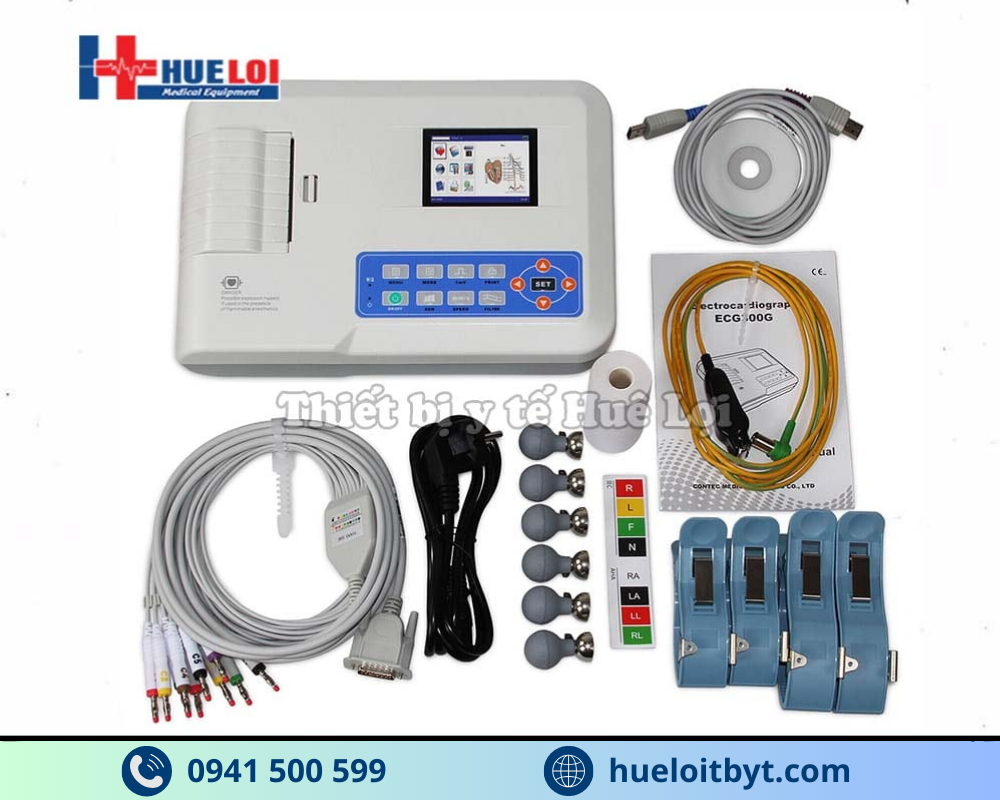 MÁY ĐO ĐIỆN TIM 3 KÊNH ECG300G