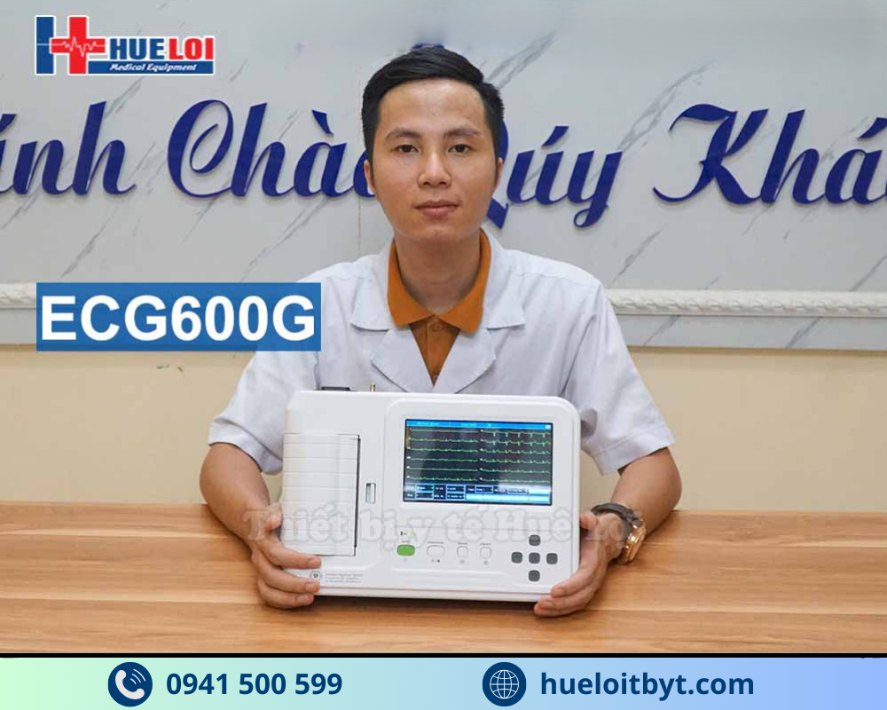 MÁY ĐIỆN TIM 6 KÊNH ECG600G