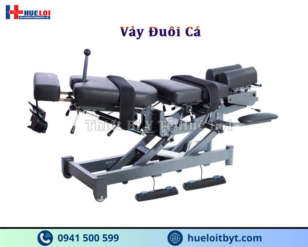 GIƯỜNG TÁC ĐỘNG CỘT SỐNG KẾT HỢP KÉO GIÃN BẰNG ĐIỆN EL07B