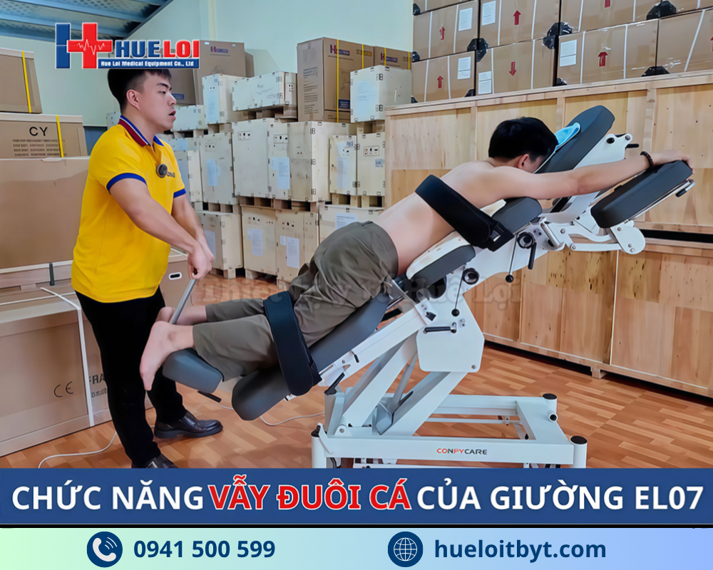 GIƯỜNG NẮN CHỈNH CỘT SỐNG EL07 CAO CẤP