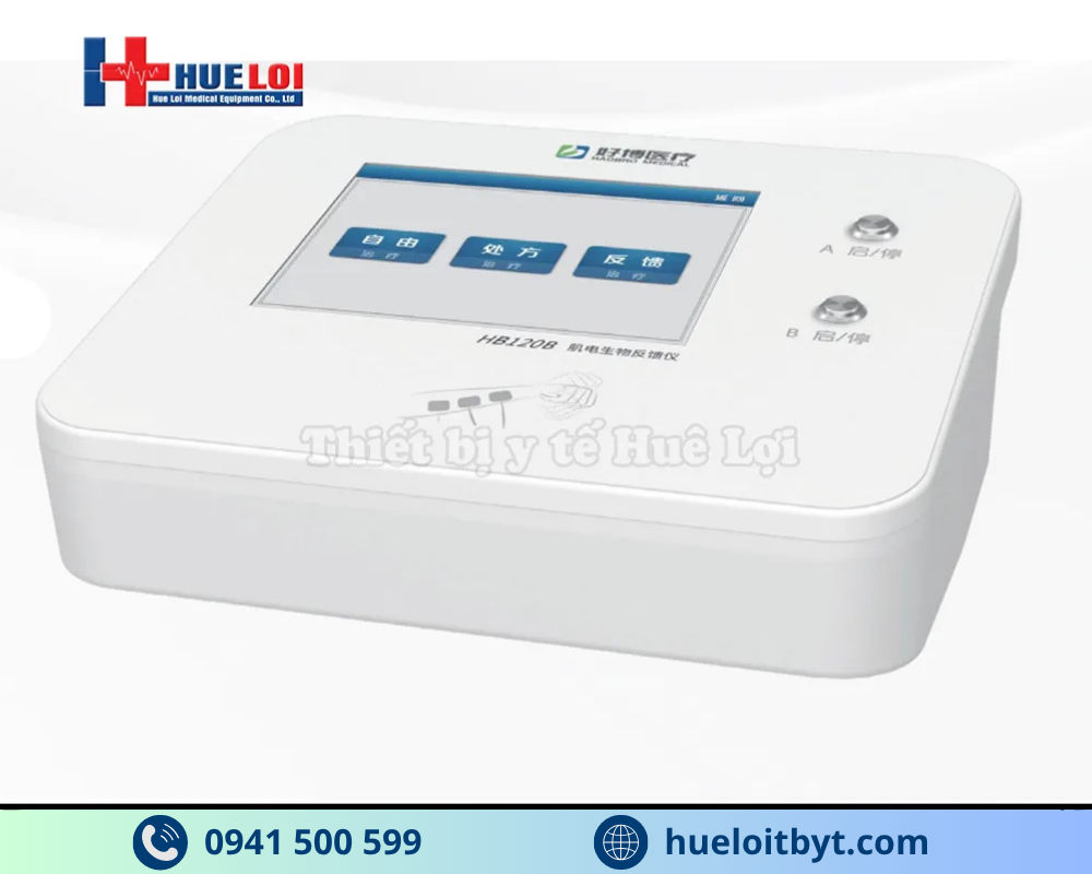 máy kích thích điện cơ có phản hồi sinh học HB120B chính hãng