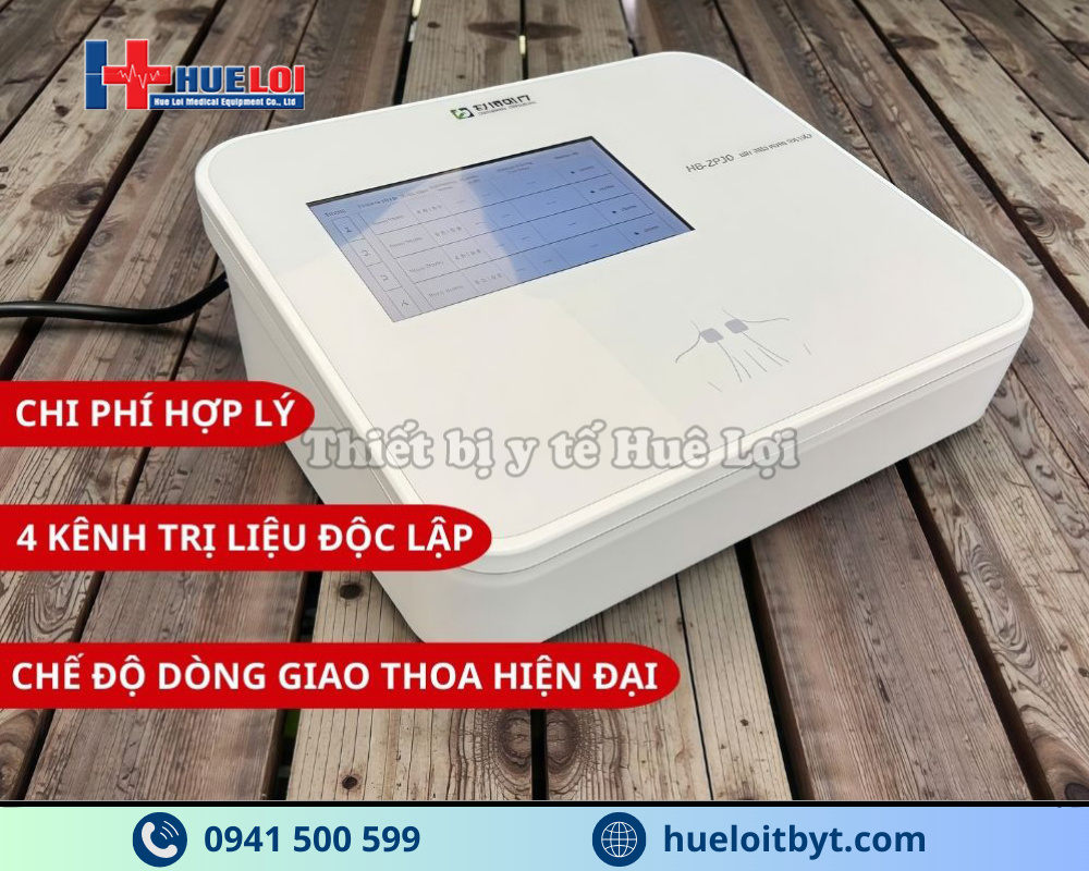 MÁY ĐIỆN XUNG TRỊ LIỆU TRUNG TẦN 4 KÊNH HB-ZP30