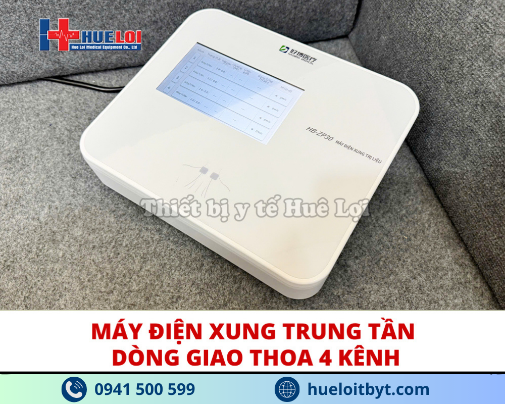 MÁY ĐIỆN XUNG TRỊ LIỆU TRUNG TẦN 4 KÊNH HB-ZP30