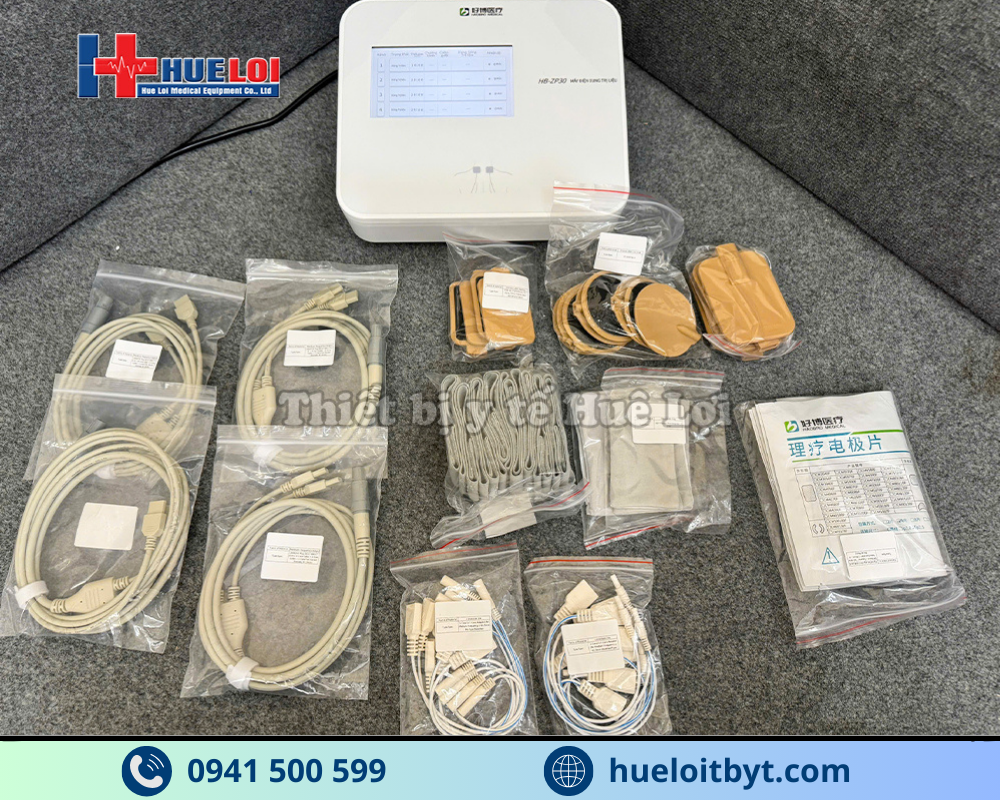 MÁY ĐIỆN XUNG TRỊ LIỆU TRUNG TẦN 4 KÊNH HB-ZP30