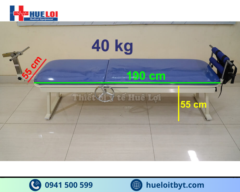 GIƯỜNG KÉO GIÃN CỘT SỐNG BẰNG CƠ