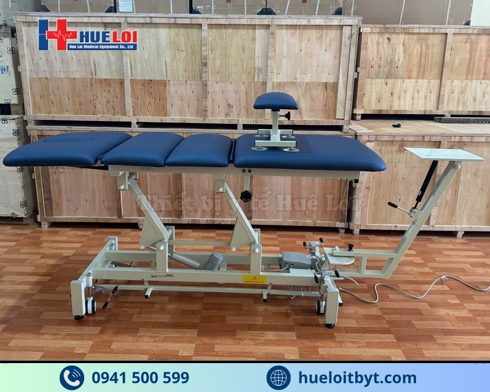 GIƯỜNG KÉO GIÃN CỘT SỐNG LƯNG VÀ CỔ BẰNG ĐIỆN THẾ HỆ MỚI