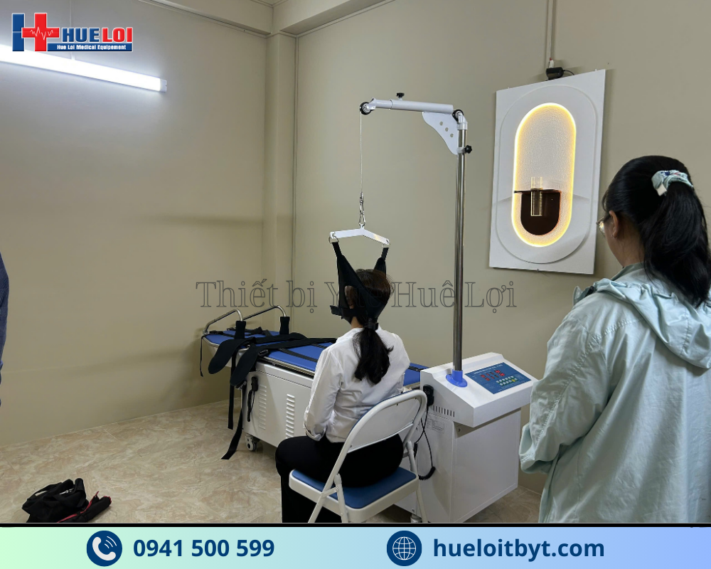 GIƯỜNG KÉO GIÃN CỘT SỐNG LƯNG VÀ CỔ ĐỒNG THỜI YP-2009B