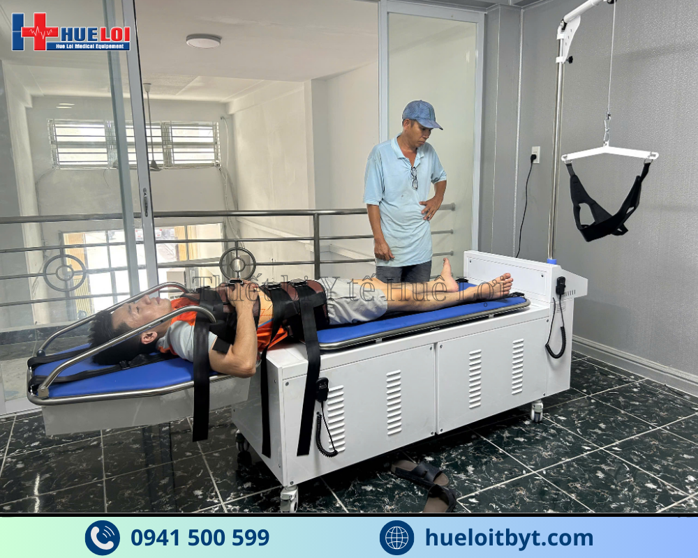 Giường kéo giãn cột sống dành cho phòng khám