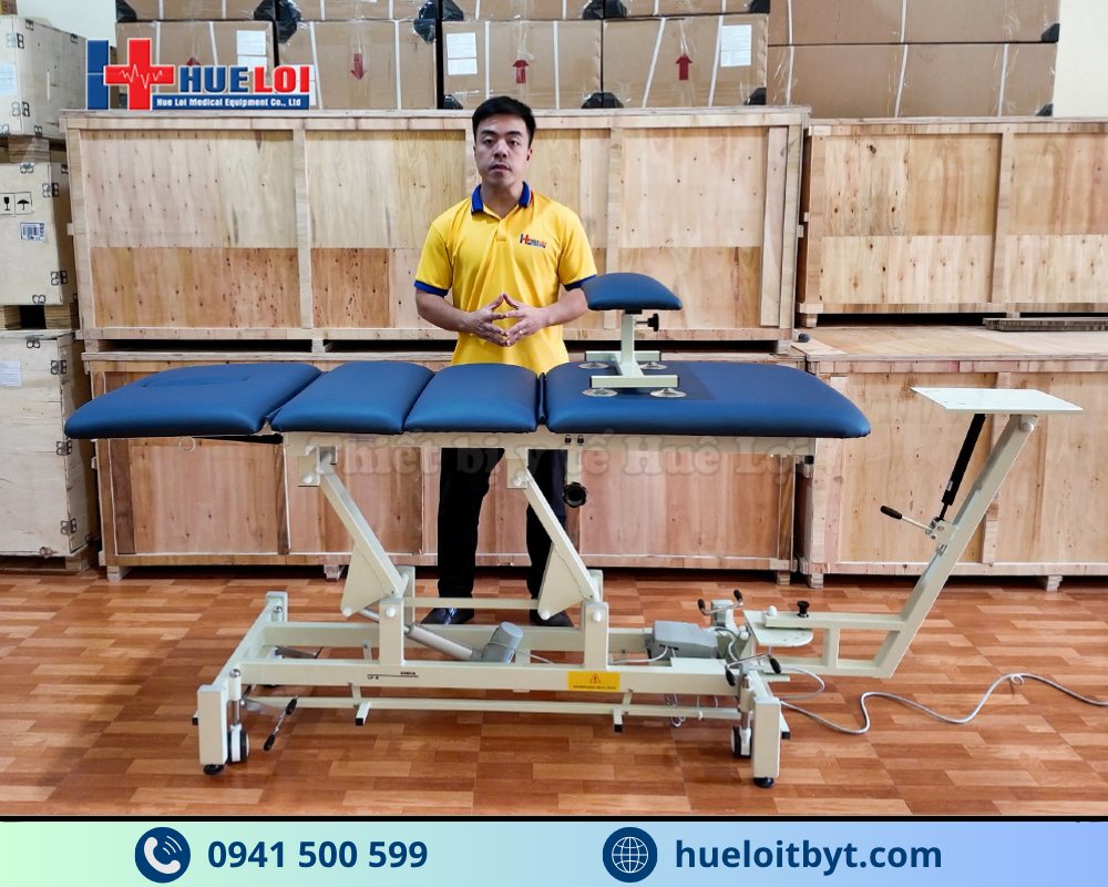 giường kéo giãn cột sống chuẩn y khoa