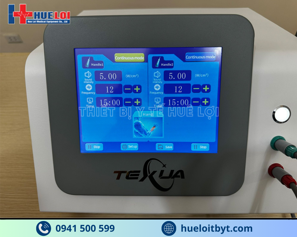 MÁY SIÊU ÂM TRỊ LIỆU 2 ĐẦU DÒ TEXUA JC08