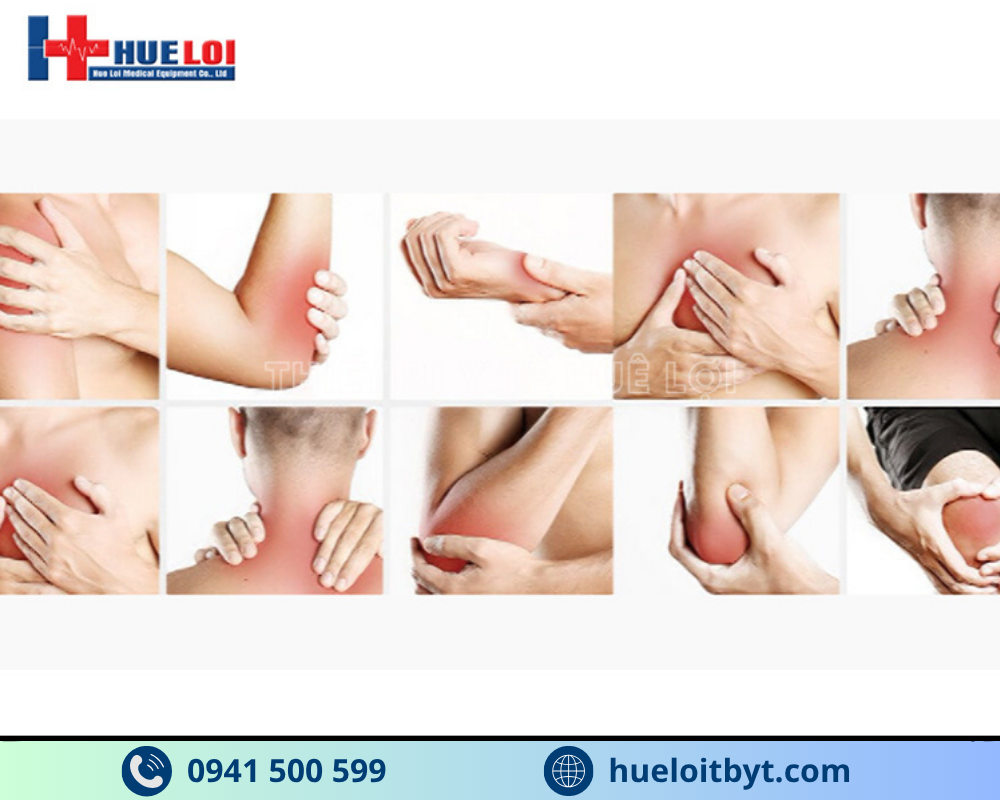 Các vị trí có thể sử dụng máy siêu âm trị liệu để điều trị
