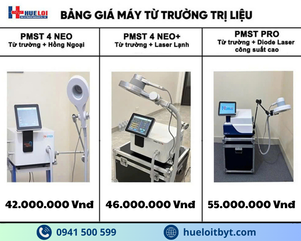 Bảng giá máy từ trường