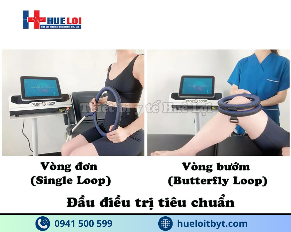 Đầu điều trị tiêu chuẩn của máy từ trường pmst loop pro max