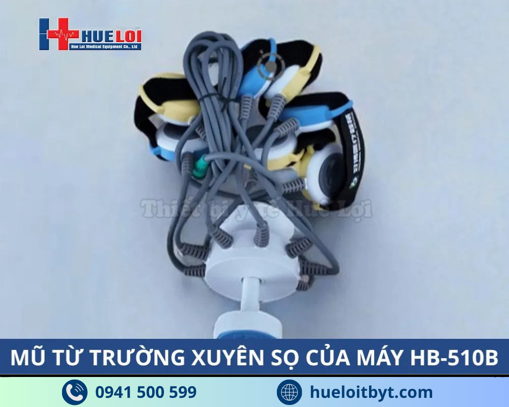 mũ từ trường xuyên sọ của máy kích thích điện từ trường hb510b