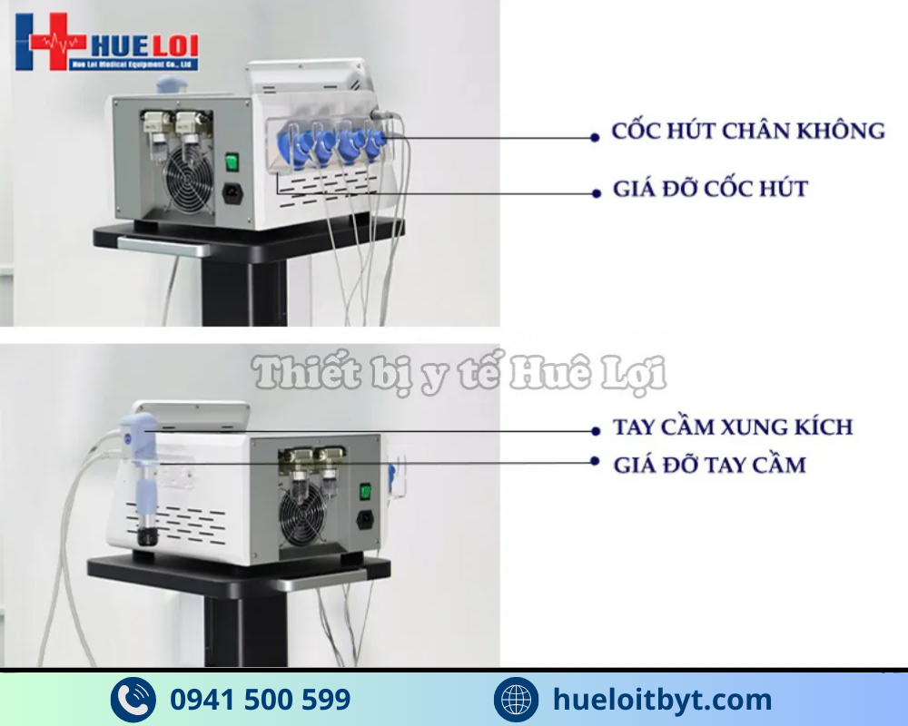 MÁY XUNG KÍCH KÈM ĐIỆN XUNG T606 CAO CẤP